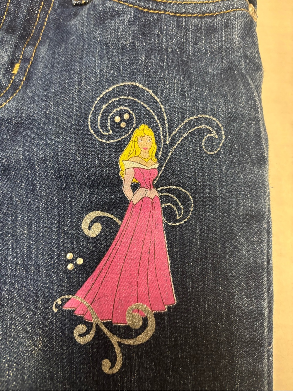 Disney princess jeans size 7 - Picture 5 of 16